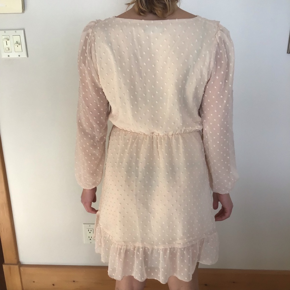 Shein Pink Dot Dress - Picture 2 of 7
